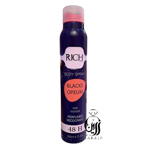 اسپری ریچ بلک اپیوم زنانه۲۰۰میل